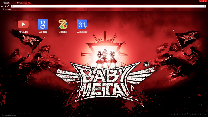 BABYMETAL Themes Google Chrome