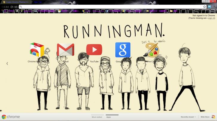 Theme Google Chrome Running Man | running man chrome theme themebeta Theme Google Chrome Running Man | running man chrome theme themebeta