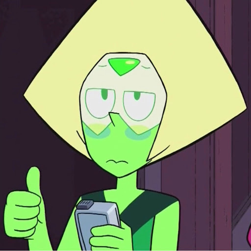 Peridot on Robonoid [ Steven Universe ] Chrome Theme - ThemeBeta