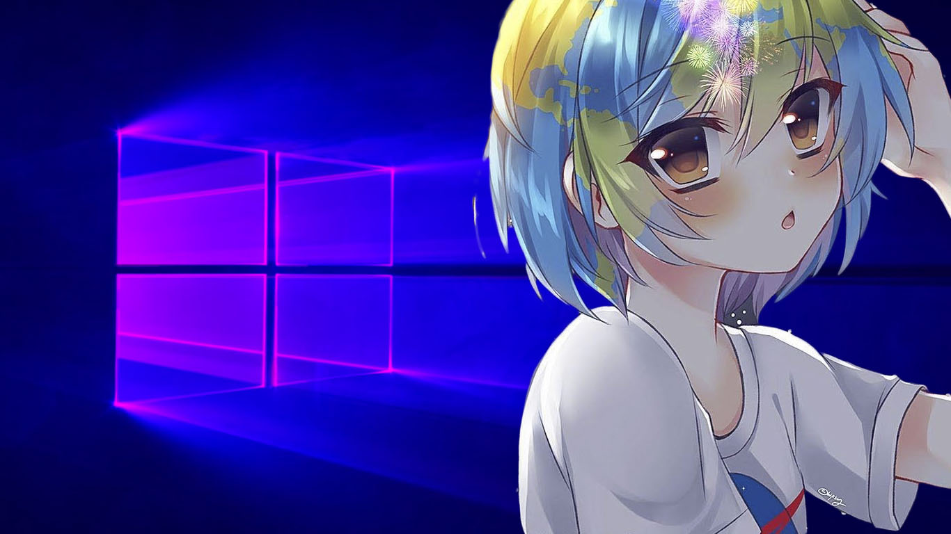  Earth  Chan  Anime Wallpaper 