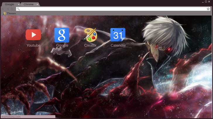 Tokyo Ghoul Chrome Theme - ThemeBeta