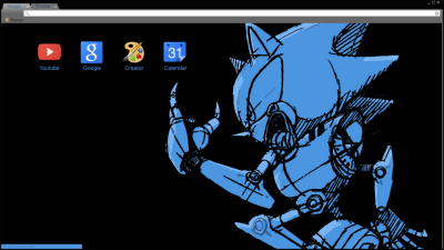 Darkspine Sonic Theme Chrome Theme - ThemeBeta