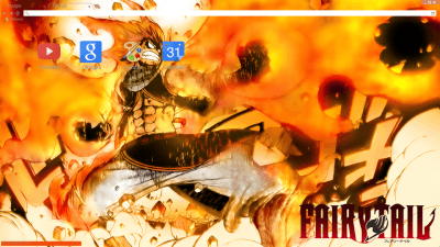 Natsu Dragon Force Chrome Theme - ThemeBeta