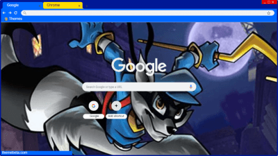 Sly Cooper Chrome Themes - ThemeBeta