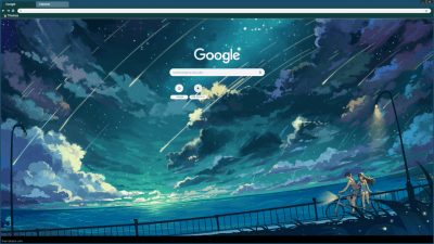 Anime blue butterfly theme Google chrome theme by xmissmuffin on  DeviantArt