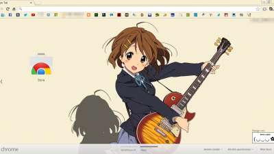 Anime Wallpaper : K-ON : Yui x Windows XP