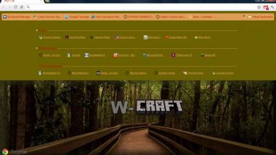 Minecraft Theme Chrome Theme - ThemeBeta