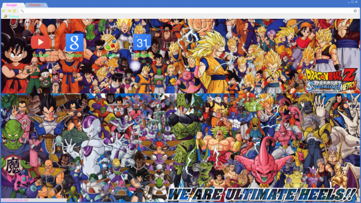 Dragon Ball Z - Majin Buu Saga Chrome Theme - ThemeBeta