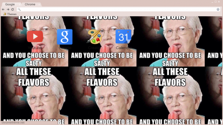 All these Flavors and you chose to be salty