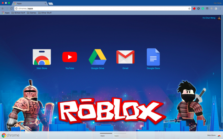 Roblox Theme Chrome Theme Themebeta