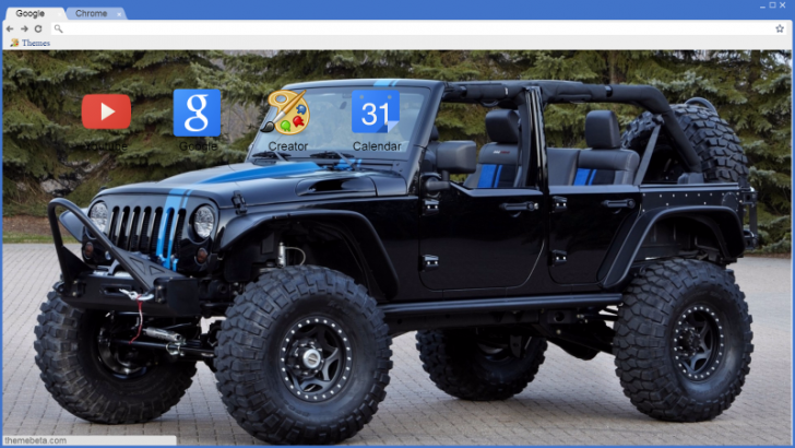 Jeep Wrangler Chrome Theme - ThemeBeta