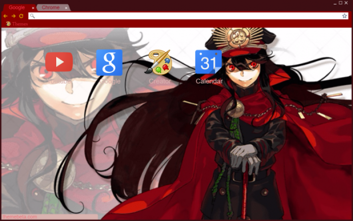Oda Nobunaga Fate Go Chrome Theme Themebeta