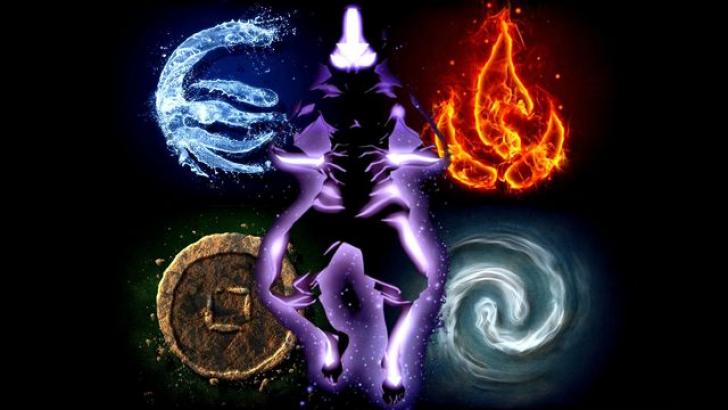 Avatar Aang - 4 elements Chrome Theme - ThemeBeta