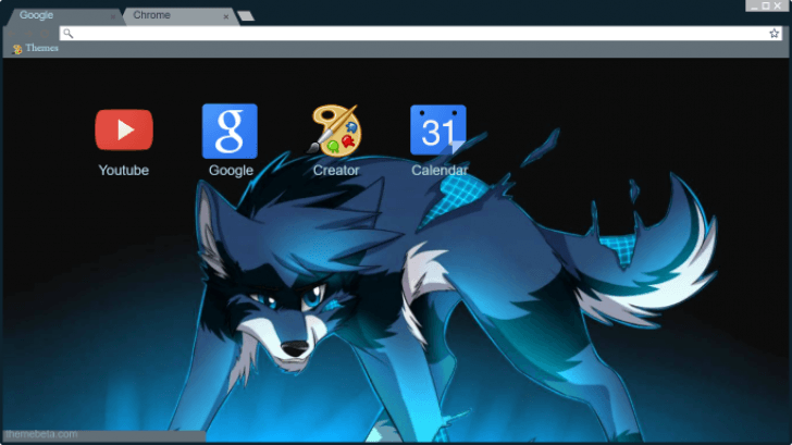 Blue Anime Wolf Girl Computer Wallpapers  Wallpaper Cave
