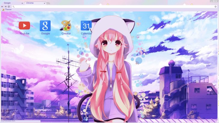 Cute Anime Backgrounds  Girl Anime Background Transparent PNG Image   Transparent PNG Free Download on SeekPNG