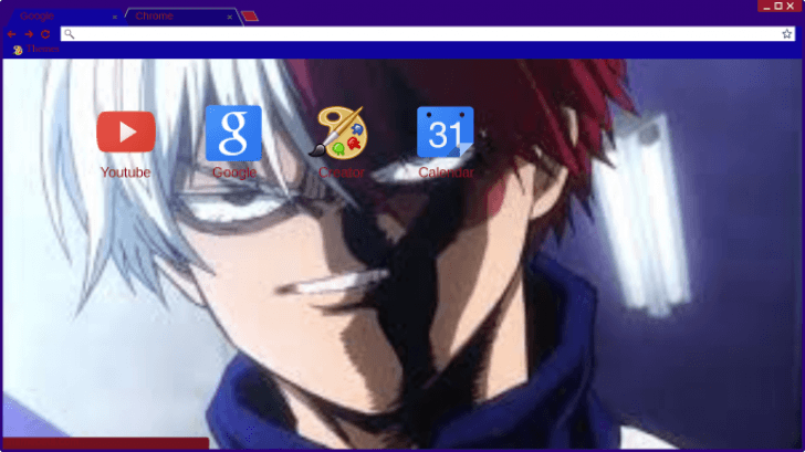 shoto todoroki memes Chrome Theme - ThemeBeta