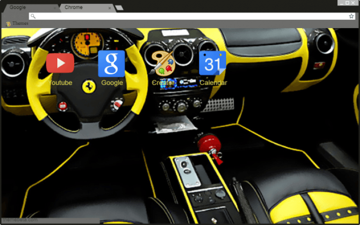 Ferrari F430 Interior Chrome Theme Themebeta