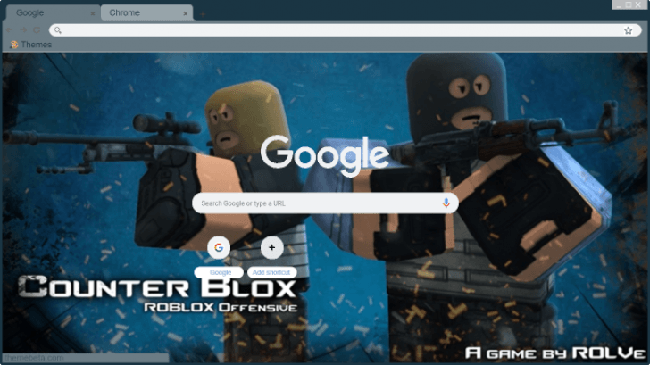 Counter Blox Roblox Offensive Wojtekhugo Chrome Theme Themebeta