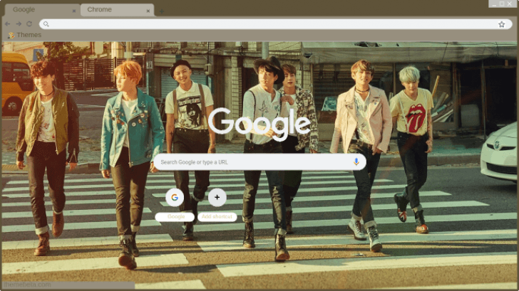 BTS Sunset Wallpaper Chrome Theme - ThemeBeta