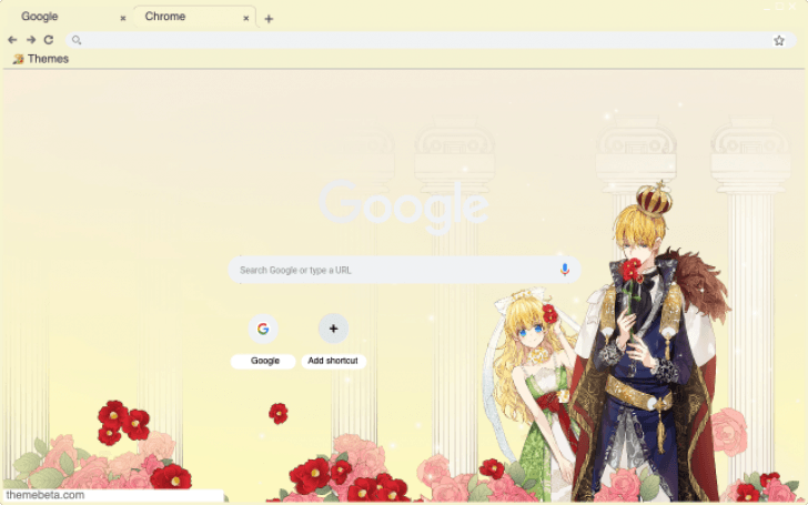 Who made me princess! Webtoon Chrome Theme - ThemeBeta