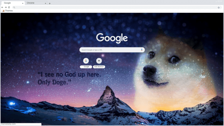 Doge Chrome Theme Themebeta
