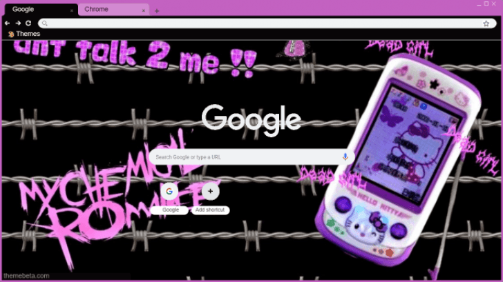Download Express yourself with a unique Emo Hello Kitty look Wallpaper   Wallpaperscom
