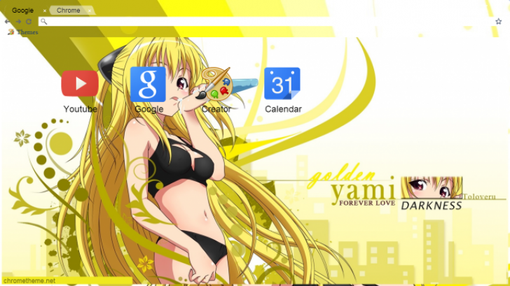Yami Forever Love Chrome Theme Themebeta