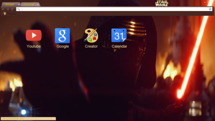 Star Wars: The Force Awakens Chrome Theme - ThemeBeta